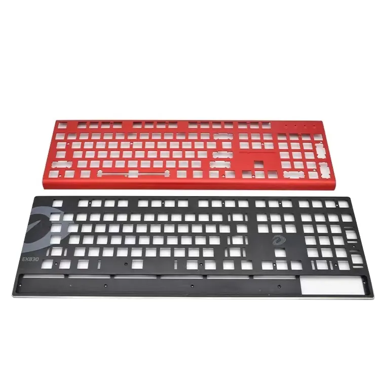 CNC Machining keyboard case anodize aluminum brass keyboard kits custom Best chinese keyboard manufacturer