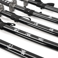 Mini Katana en acier inoxydable de 45 cm, inspiré du film « Le Dernier Samouraï », représentant le capitaine Nathan Algren, avec fourreau en bois et support de présentation en métal, objet de collection