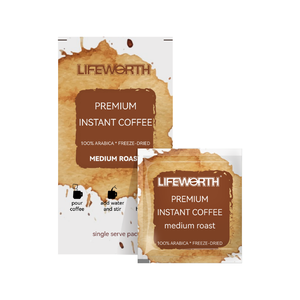 Pacotes De Café LIFEWORTH Clássico Médio Assado Em Pó De Café <span class=keywords><strong>Instant</strong></span>âneo Congelado - Product Image 1