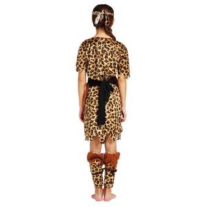 Disfraz Infantil de Halloween de Hombre Salvaje con Estampado de Leopardo, Disfraz de Indio Primitivo de Cavernícola con Pelo Largo TRAD-008 - Product Image 5