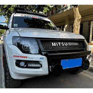 Pour Mitsubishi Pajero V93-V97 07-14 : Accessoires Auto - Grilles de Course Avant - Pièce Extérieure - Grille de Pare-chocs Avant - Accessoires Automobiles - Product Image 5