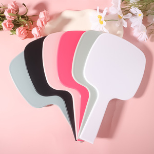 Zonyin Best Selling Large Square Hand <strong>Mirror</strong> <strong>Custom</strong> Logo Salon <strong>Barber</strong> Makeup <strong>Mirrors</strong> Handheld <strong>Mirror</strong> With Handle Makeup Tool - Product Image 5