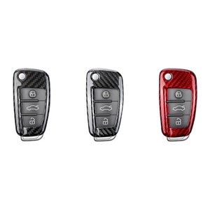 Funda de fibra de carbono para llave de coche, accesorios de <span class=keywords><strong>Interior</strong></span> de Moda Para A3 S5, venta de fábrica - Product Image 1
