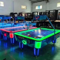 Machine à monnayeur 2 joueurs : Jeu d'arcade grue et simulateur de table de hockey sur air pour enfants avec support en anglais