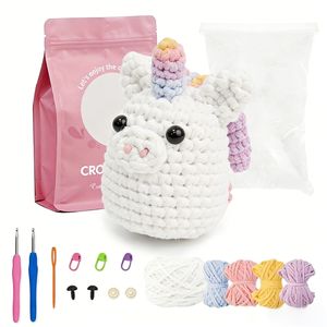 Kit de Iniciación para Tejer Peluches a Mano, Accesorios para Muñecas de Ganchillo, Kit de Manualidades de Tejido y Ganchillo para Niñas, Adultos y Niños - Product Image 3