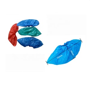 Penutup sepatu cpe sekali pakai plastik bedah penutup sepatu pe tahan air - Product Image 2