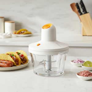 Tazón Mezclador <span class=keywords><strong>de</strong></span> Vidrio Seguro <span class=keywords><strong>de</strong></span> 2L con Logotipo Personalizado, Rápido y Conveniente, <span class=keywords><strong>Picadora</strong></span> <span class=keywords><strong>de</strong></span> <span class=keywords><strong>Carne</strong></span> Eléctrica Multiusos para Uso Doméstico - Product Image 1