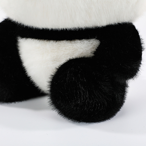 Peluche <span class=keywords><strong>Panda</strong></span> Gigante All'ingrosso, Bambola Animale Realistica Imbottita in Cotone PP, Compagna per Bambini, <span class=keywords><strong>Panda</strong></span> Seduto, Giocattolo di Peluche Dormiente - Product Image 3