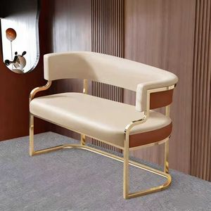 Canapé d'attente pour salon de coiffure, sièges pour salon de beauté, canapé d'attente pour espace public, chaise longue double pour la détente - Product Image 4