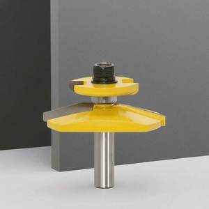 YUFU – Lot de 3 fraises pour panneaux de porte, queue de 1/2'', en acier rapide, revêtement AlTiN, pour défonceuse à bois OEM - Product Image 1
