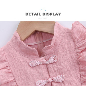 Vestido de Verano para Bebé, Estilo Étnico, Sin Mangas, con Falda de Lazo para Niñas - Product Image 2