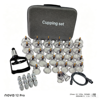 Ensemble de ventouses Hijama 32 pièces, ventouses de massage à aspiration sous vide, outils de thérapie corporelle complète