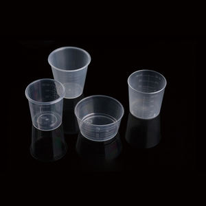 Polyéthylène gradué Transparent liquide jetable <span class=keywords><strong>1oz</strong></span> en plastique médecine tasses tasse à mesurer - Product Image 4