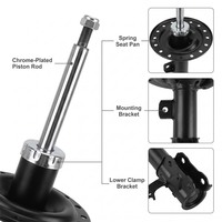 Pièces automobiles d'usine neuves OE 4852033680 4852080320 4852080372 4854080017 Amortisseurs pour LEXUS ES250/ASV60