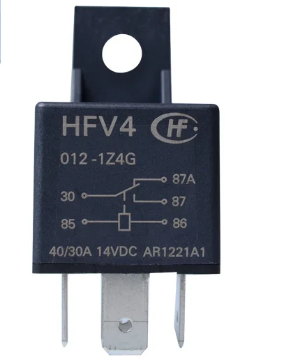 Relé HF3FA 012 HTF 10A 12V 4 Pin