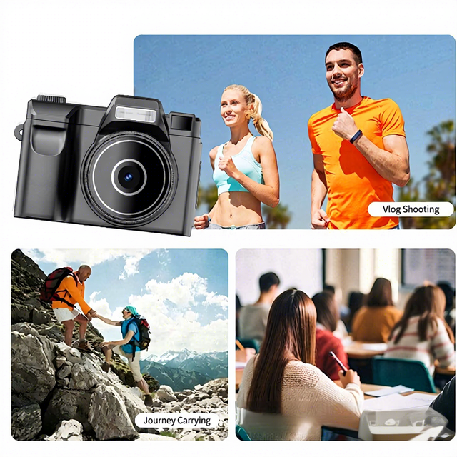 Mini Kids' Thumb Camera 1080p HD 0.96inch Screen Digital Photo Camer Mini Kids Camera for Kids Loop Video Recording