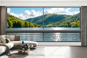 Ventana Corredera de Alta Resistencia con Sellado Lateral y Gran Visibilidad para Casa y <span class=keywords><strong>Apartamento</strong></span> - Product Image 2