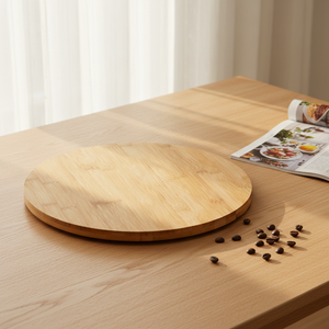 Planche à découper carrée en bambou de qualité alimentaire avec poignée, planche de cuisine durable, épaisseur 2,0 cm, marque <span class=keywords><strong>Rewood</strong></span> - Product Image 4