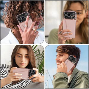 เคสโทรศัพท์หนัง PU สุดหรูพร้อมขาตั้งขาตั้ง RFID สายคล้องที่ถอดออกได้สำหรับ <span class=keywords><strong>iPhone</strong></span> 17 AIR <span class=keywords><strong>PRO</strong></span> <span class=keywords><strong>MAX</strong></span> - Product Image 6