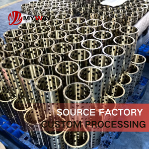 Bushing Perunggu Pelumas Sendiri MYWAY untuk Sambungan Sasis Otomotif Mesin Pertanian Bantalan Bushing Berjalan Kering - Product Image 4