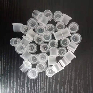 500 Unidades de Vasos Desechables Transparentes de PP de Grado Médico de 20mmx17mm con Fondo Plano para Tinta de Tatuaje, Soporte para Pigmentos para Estudio de Tatuajes - Product Image 6