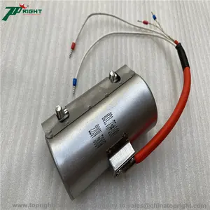 ID31.75*100mm Ceramic Induction Band Heater Heating Coil For Plastic Extruder