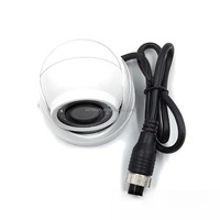 Kamera Mundur Mobil Relipo Taxi IP68 Tahan Air 1080p 2MP Lensa 2.8mm Penglihatan Malam Berwarna AHD Mini Dome CCTV