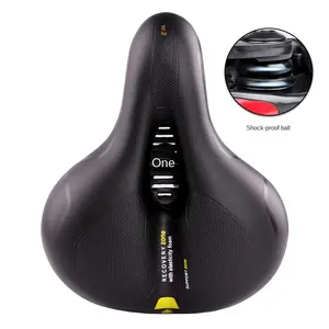 Cojín acolchado para bicicleta, Sillín para bicicleta de montaña, sillín grande, asiento suave y cómodo - Product Image 1