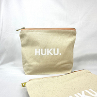 Sac de maquillage en toile personnalisable, prêt à être expédié, faible MOQ, vente en gros, toile de coton pour cadeau de remerciement pour les enseignants
