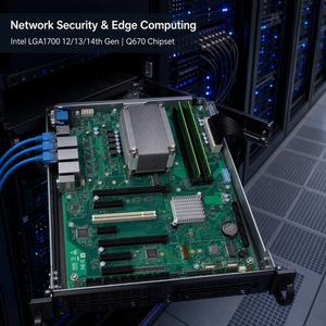 Carte mère ATX Intel LGA1700 Q670 H670 <span class=keywords><strong>B660</strong></span> 4*DDR5 8*COM 6*USB3.2 2*PCIe X16 M.2 RAID 3*LAN DP 8K Carte mère industrielle - Product Image 3