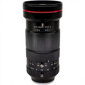 Objectif téléobjectif pour vision industrielle 15-185 mm 5 mégapixels, faible distorsion, caméra industrielle HD, objectif varifocal FA à monture C M953 - Product Image 1
