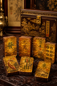 Juego <span class=keywords><strong>de</strong></span> Mahjong Estilo Americano Moderno Premium, 160 Fichas <span class=keywords><strong>de</strong></span> Mahjong Acrílicas con Diseños <span class=keywords><strong>de</strong></span> Dibujos Animados Exquisitos <span class=keywords><strong>para</strong></span> Juegos Familiares - Product Image 2