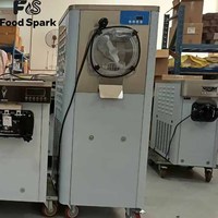Machine à glace italienne commerciale de comptoir en acier inoxydable, automatique et électrique, pour la fabrication de gelato et de crème glacée dure – Offre spéciale