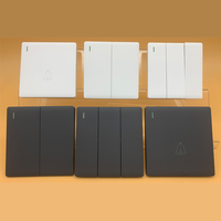 Fournisseur chinois d'interrupteurs muraux électriques personnalisés blancs et noirs à commande tactile 16A, interrupteurs à bascule, prises murales