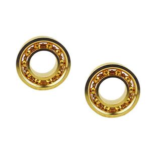 Rodamiento de Ranura en <span class=keywords><strong>V</strong></span> Dorado YoYo de Alta Precisión 0.25x0.5x0.188 Pulgadas R188-KK con Anillo Dorado, Rodamiento YoYo ZZ Sellado de Ranura Profunda Tamaño C - Product Image 2