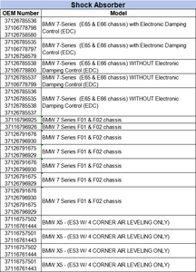 Garantía de Calidad, Trasero Izquierdo y Derecho con ADS 37126874513 para <span class=keywords><strong>BMW</strong></span> Serie 5 E60 <span class=keywords><strong>E61</strong></span> EDC - Product Image 5