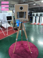Photomaton en bois avec mini PC Flight Case en stock aux États-Unis