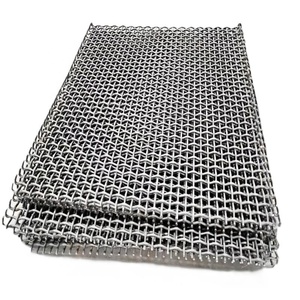 Pièces de rechange XG 2026 pour crible vibrant, maille métallique ondulée en acier inoxydable avec technique de tissage, maille de criblage pour carrière et exploitation minière, crochet - Product Image 1