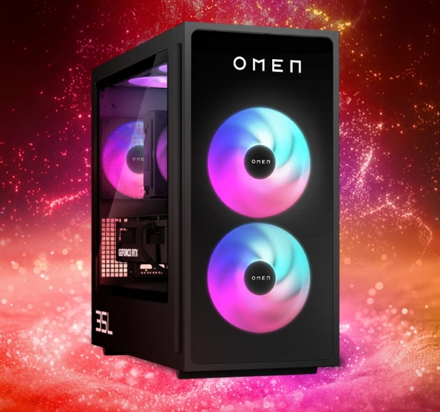 Gaming Desktop PC for HP 35L Omen Intel Core I7-14700F NVIDIA RTX5070 32GB DDR5 RAM 1TB SSD 600W