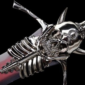 Jeu Rebellion Sword <span class=keywords><strong>Devil</strong></span> <span class=keywords><strong>May</strong></span> <span class=keywords><strong>Cry</strong></span> <span class=keywords><strong>Dante</strong></span> 128cm 2.8kg Équipement de jeu Décoration de la maison Jeu Anime Collectibles Not Sheath Red Color - Product Image 6