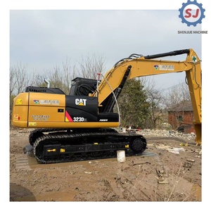 Excavatrice hydraulique Caterpillar 323 d'occasion, 23 tonnes, pour travaux de terrassement et de construction, machine d'origine prête à être expédiée - Product Image 6