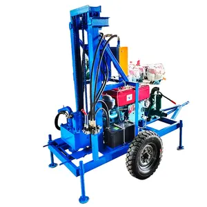 22HP Diesel Engine Well Drilling Rig Movable Pulling Tractor Drilling Rig