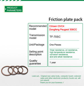 Kit <span class=keywords><strong>de</strong></span> Fricción <span class=keywords><strong>de</strong></span> Embrague <span class=keywords><strong>de</strong></span> Transmisión Automática, <span class=keywords><strong>Caja</strong></span> <span class=keywords><strong>de</strong></span> <span class=keywords><strong>Cambios</strong></span> <span class=keywords><strong>de</strong></span> Nueva Condición, Producto, 2017 - Product Image 5