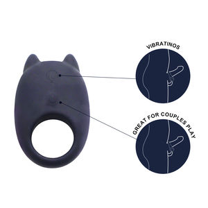 Toptan Titreşimli Ereksiyon Halkası Çiftler İçin Silikon Penis Halkası Silikon Oyuncaklı Erkekler İçin Penis Halkası Erkek Seks Oyuncağı - Product Image 1
