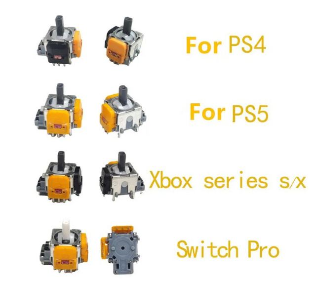2026R Hall Effect Joystick for Xbox One/PS4/PS5 Game Controller Hall Effect Module 3D Analog Stick Potentiometer Joysticks 3.0