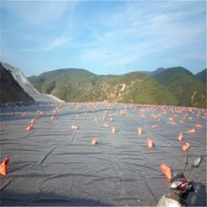 Revêtement de bassin en membrane HDPE, 12mm 0.75mm 1.0mm, imperméable, pour réservoir Biofloc