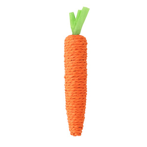 Jouet à mâcher en forme de carotte pour chats, en corde de papier, petite et grande taille, pour jouer en intérieur - Product Image 5