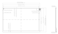 Ventes directes d'usine 10.1 pouces 1280*800 panneau LCD ultra-mince interface LVDS 400 luminosité TFT LCD affichage YW101WXM-N10