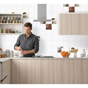 Beautiful Attractive Kitchen Designer Ceramic Wall Tiles: 30x45cm Digital Glossy Finish, 300x450mm (12x18) for Importers - Product Image 1
