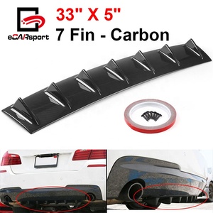 Alerón Trasero Universal ABS Racing, Deflector, Divisor, Labio Inferior del Parachoques Trasero, Difusor de Carreras de 5 <span class=keywords><strong>Aletas</strong></span> <span class=keywords><strong>para</strong></span> <span class=keywords><strong>Honda</strong></span> <span class=keywords><strong>Civic</strong></span> - Product Image 3